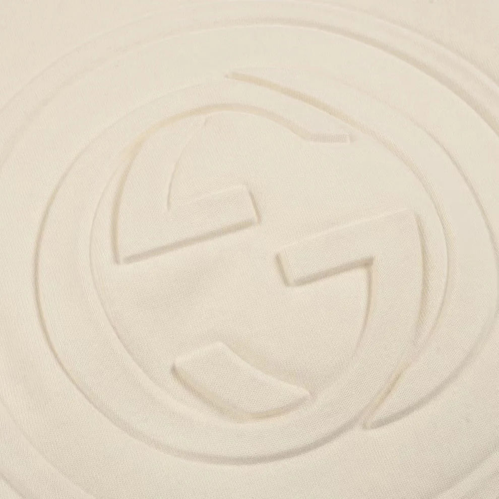 G's Chest logo embossed T-shirt