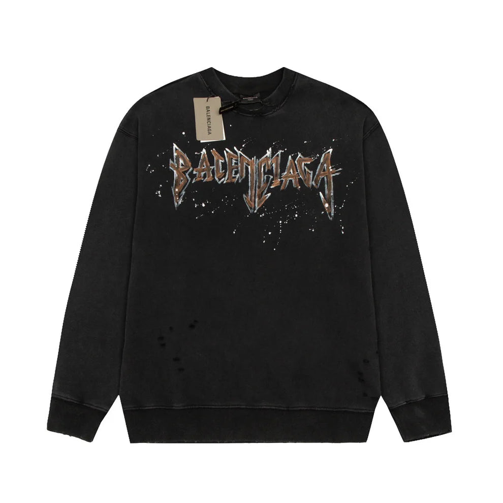 B's logo Before And After Sweatshirt