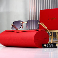 Golden Leopard Frame Sunglasses  H528