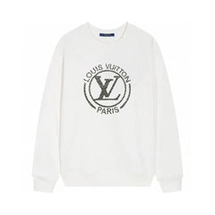 L's Circle Logo Sweatshirt (White）