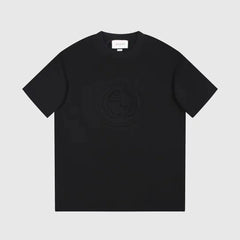 G's Chest logo embossed T-shirt