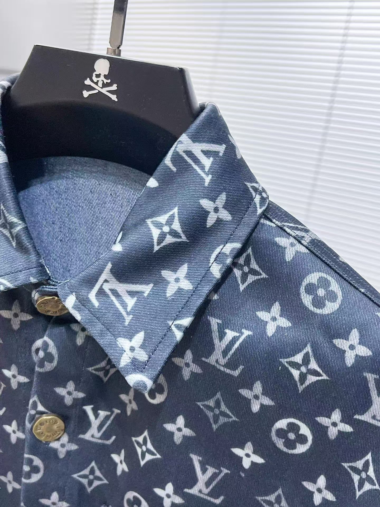 L's Home Leisure Cow Pattern Gradient Shirt