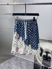 L's Home Leisure Cow Pattern Gradient Shirt