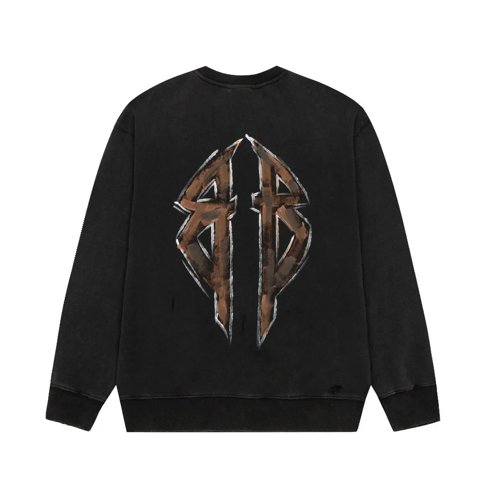 B's logo Before And After Sweatshirt