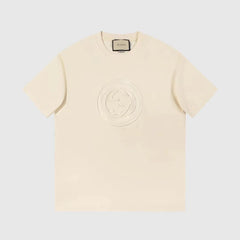 G's Chest logo embossed T-shirt
