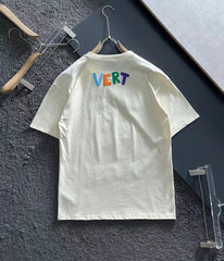 G's Cartoon Checkered Rabbit pattern T-shirt
