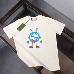 G's Funny Cartoon Characters Print T Shirt