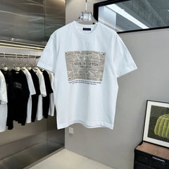 Cracked Print T Shirt