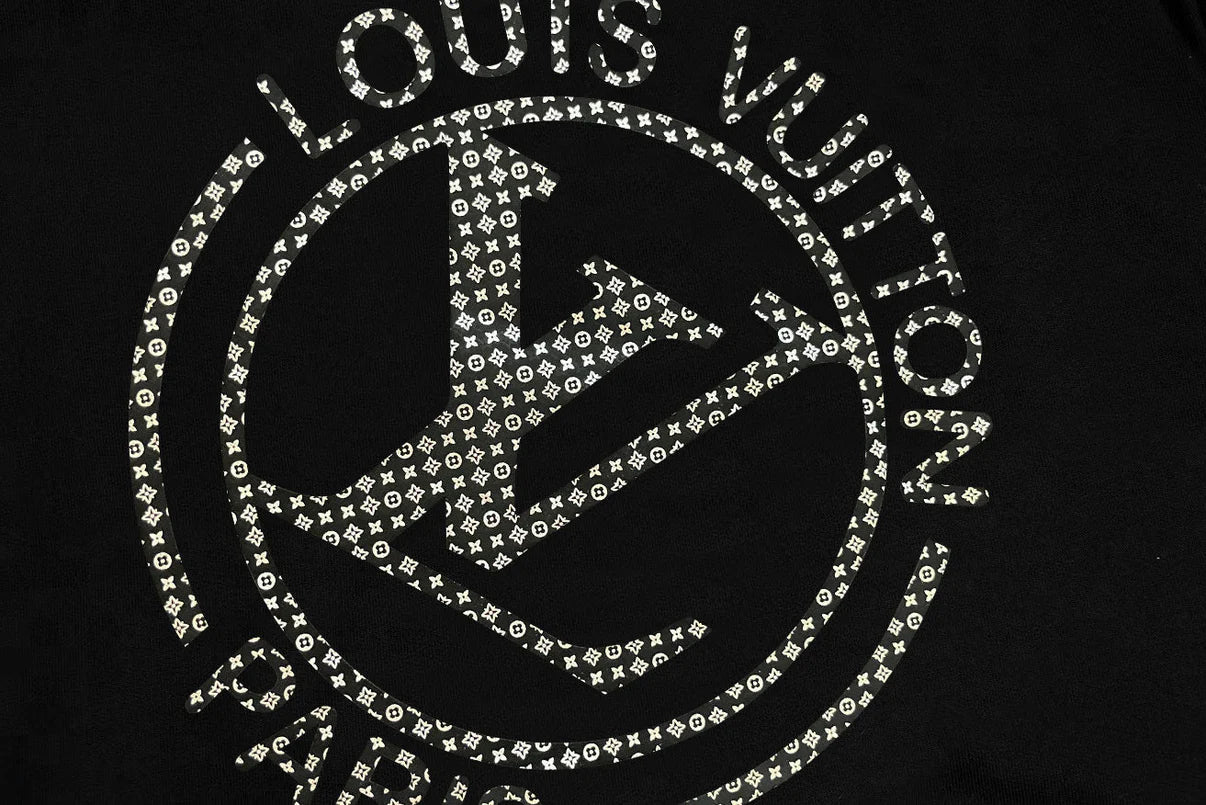 L's Circle Logo Sweatshirt (White）