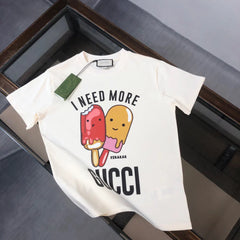 G's Cute Ice Cream Print T Shirt