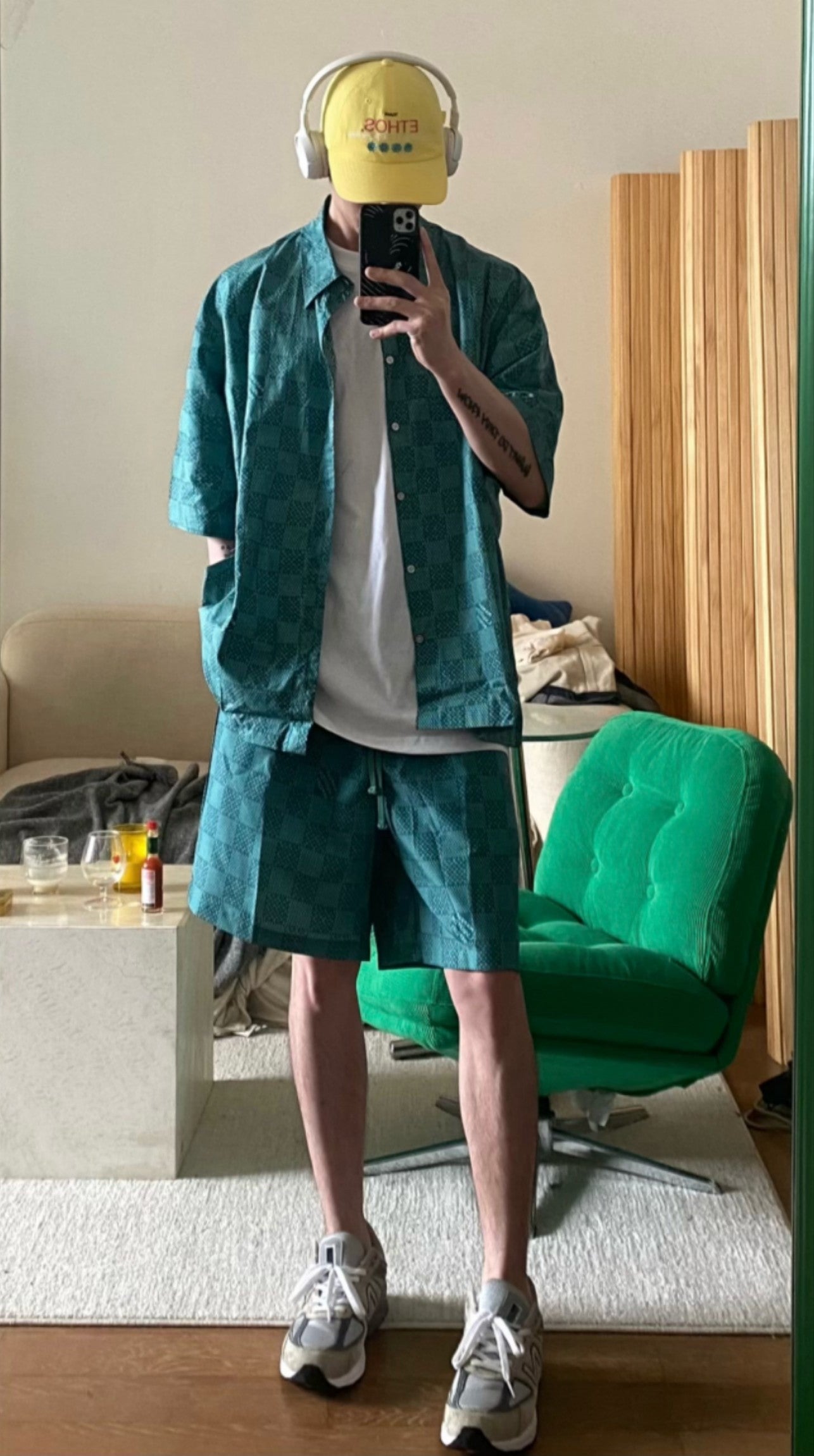 2024 High Quality Cool Beach T-shirt Shorts suit