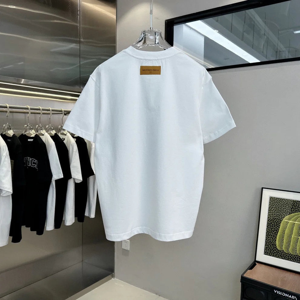 Cracked Print T Shirt