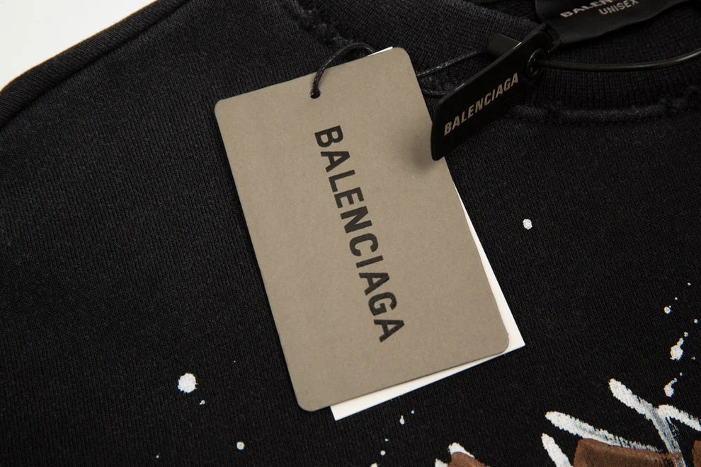 B's logo Before And After Sweatshirt