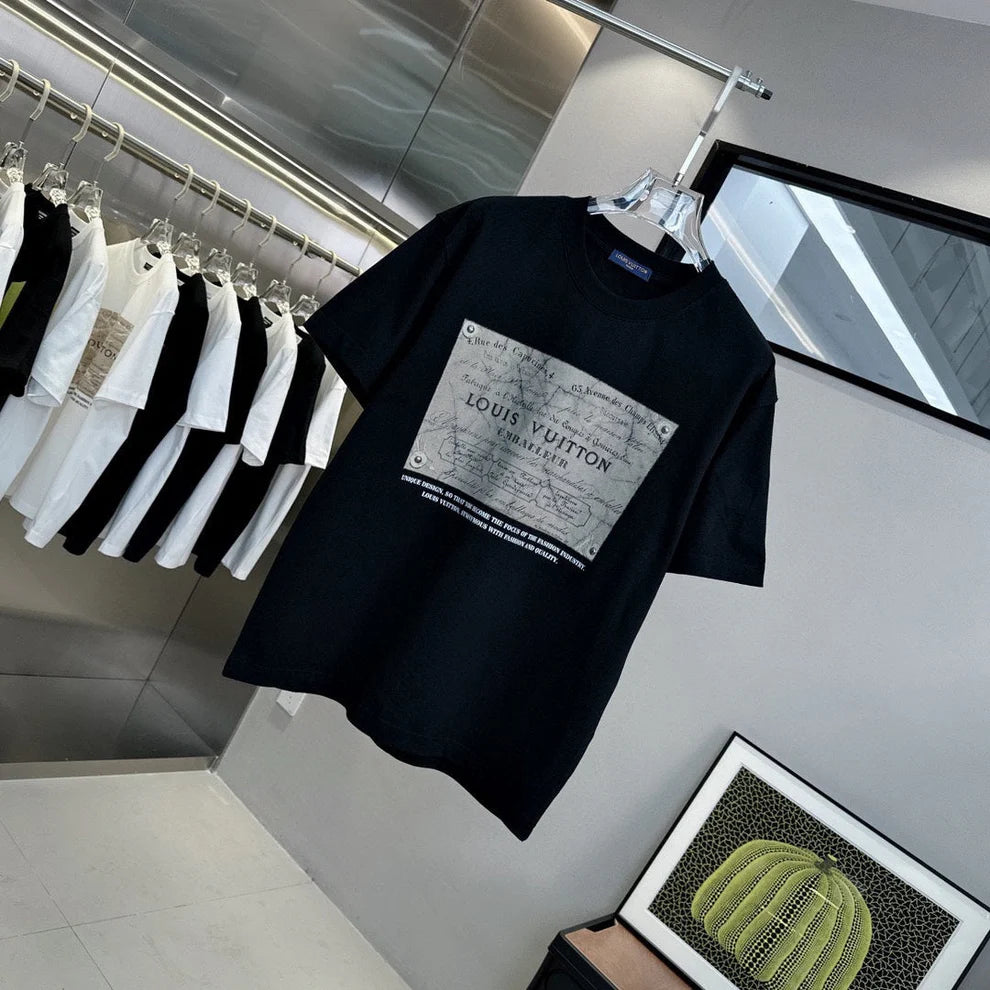 Cracked Print T Shirt