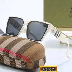 Classic Checkered Square Sunglasses  3787