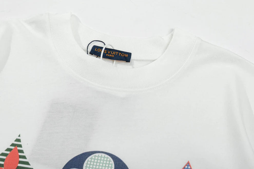 L's Three Jacquards Print T-shirt