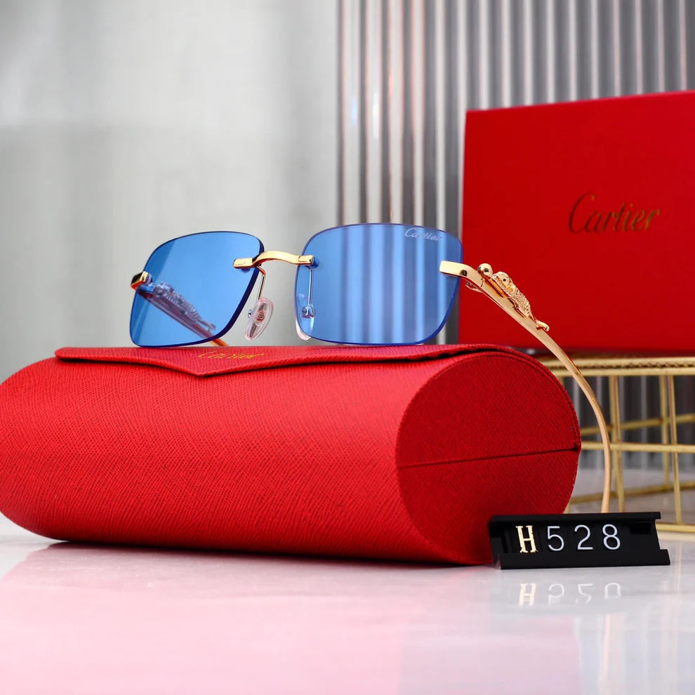 Golden Leopard Frame Sunglasses  H528