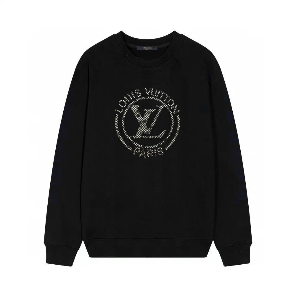 L's Circle Logo Sweatshirt (White）