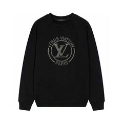 L's Circle Logo Sweatshirt (White）