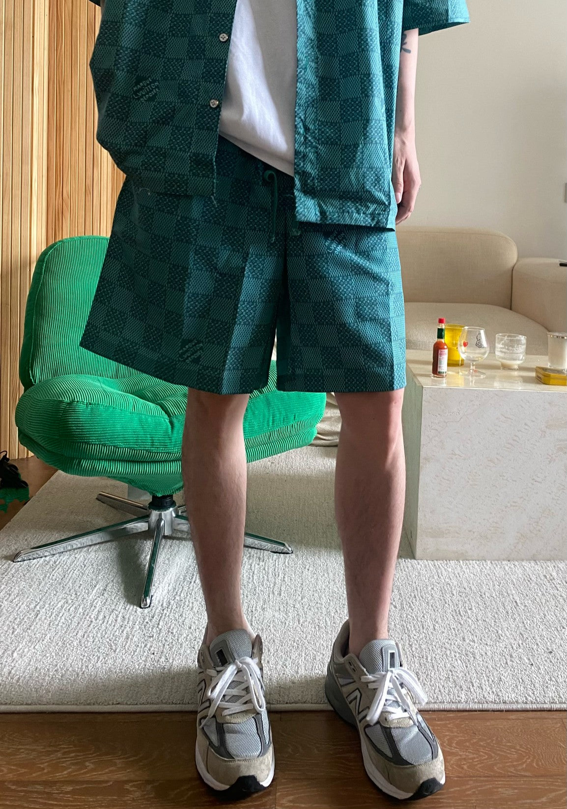 2024 High Quality Cool Beach T-shirt Shorts suit