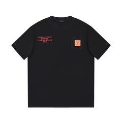 L's logo printed pocket T-shirt