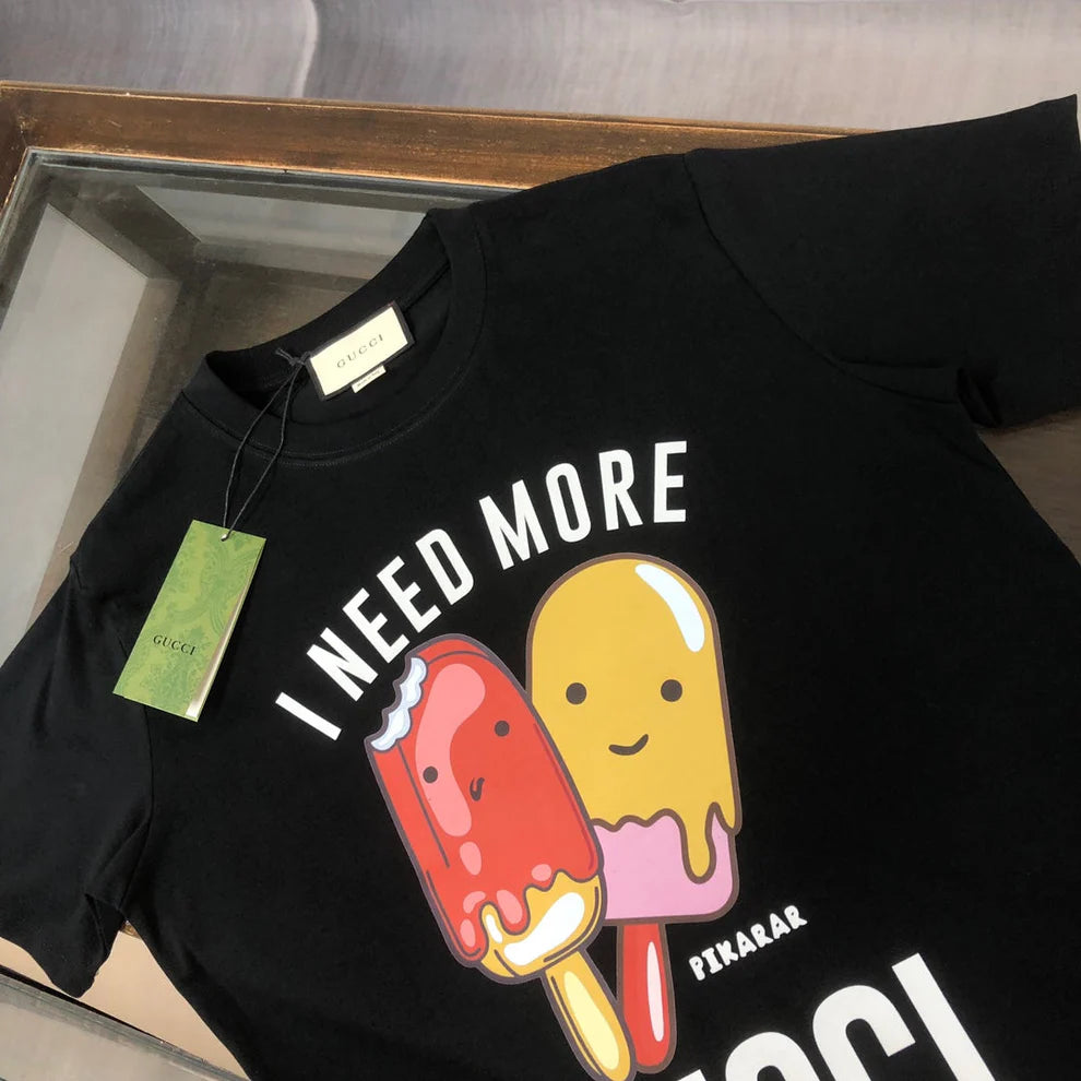 G's Cute Ice Cream Print T Shirt