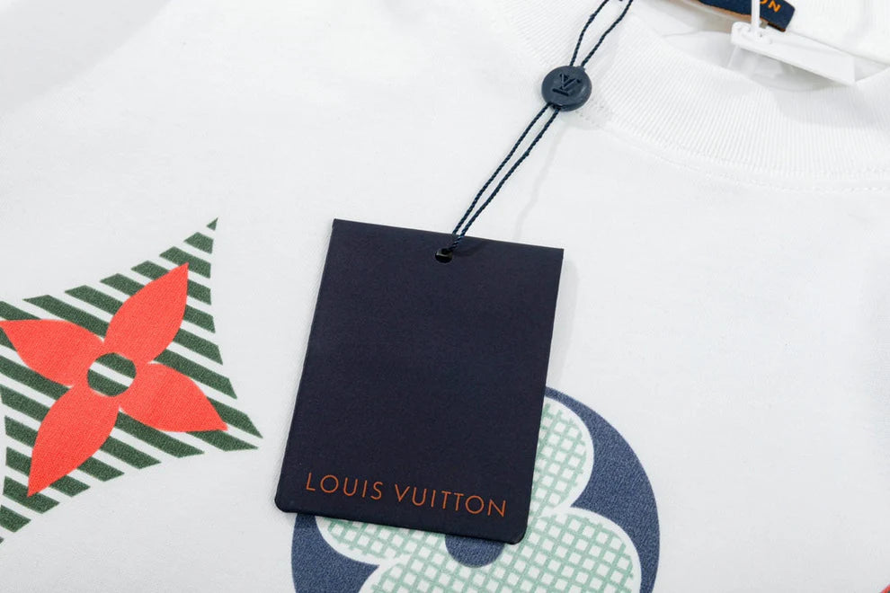 L's Three Jacquards Print T-shirt