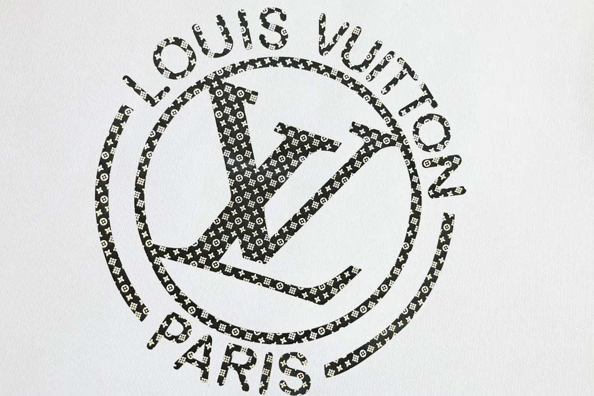 L's Circle Logo Sweatshirt (White）
