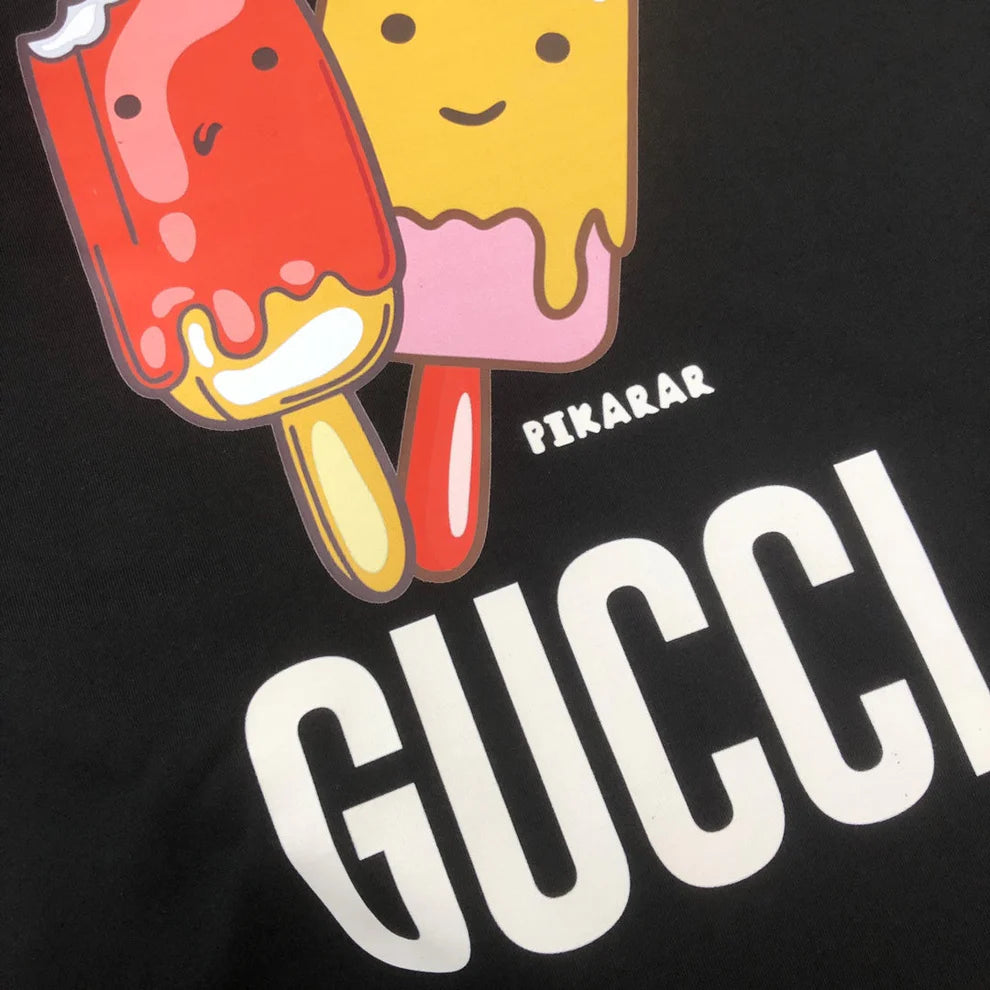 G's Cute Ice Cream Print T Shirt