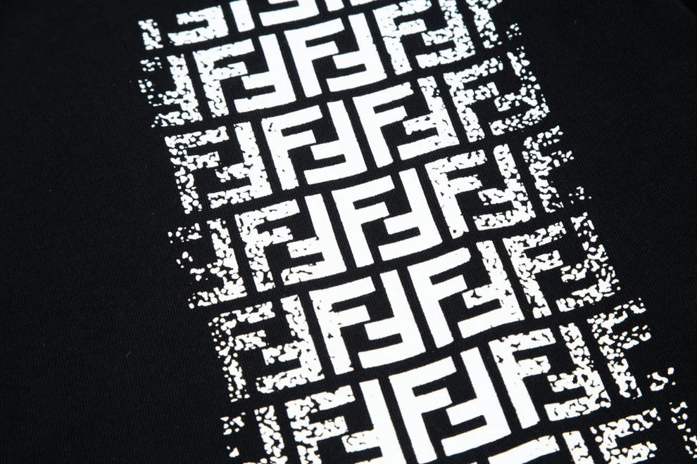 F's Double FF Letter Pocket Print T Shirt