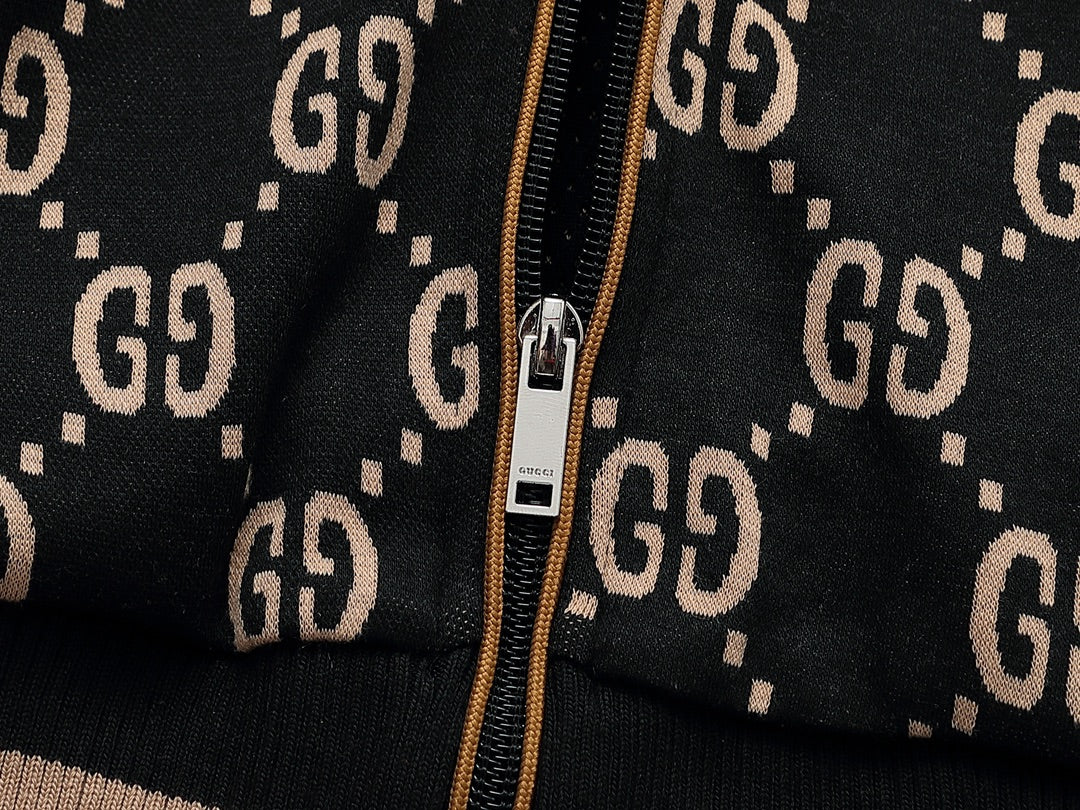 G's Floral print patchwork jacket and pants