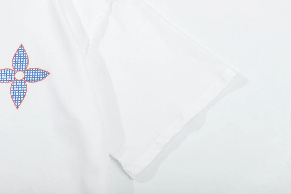L's Three Jacquards Print T-shirt