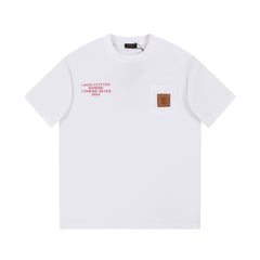 L's logo printed pocket T-shirt