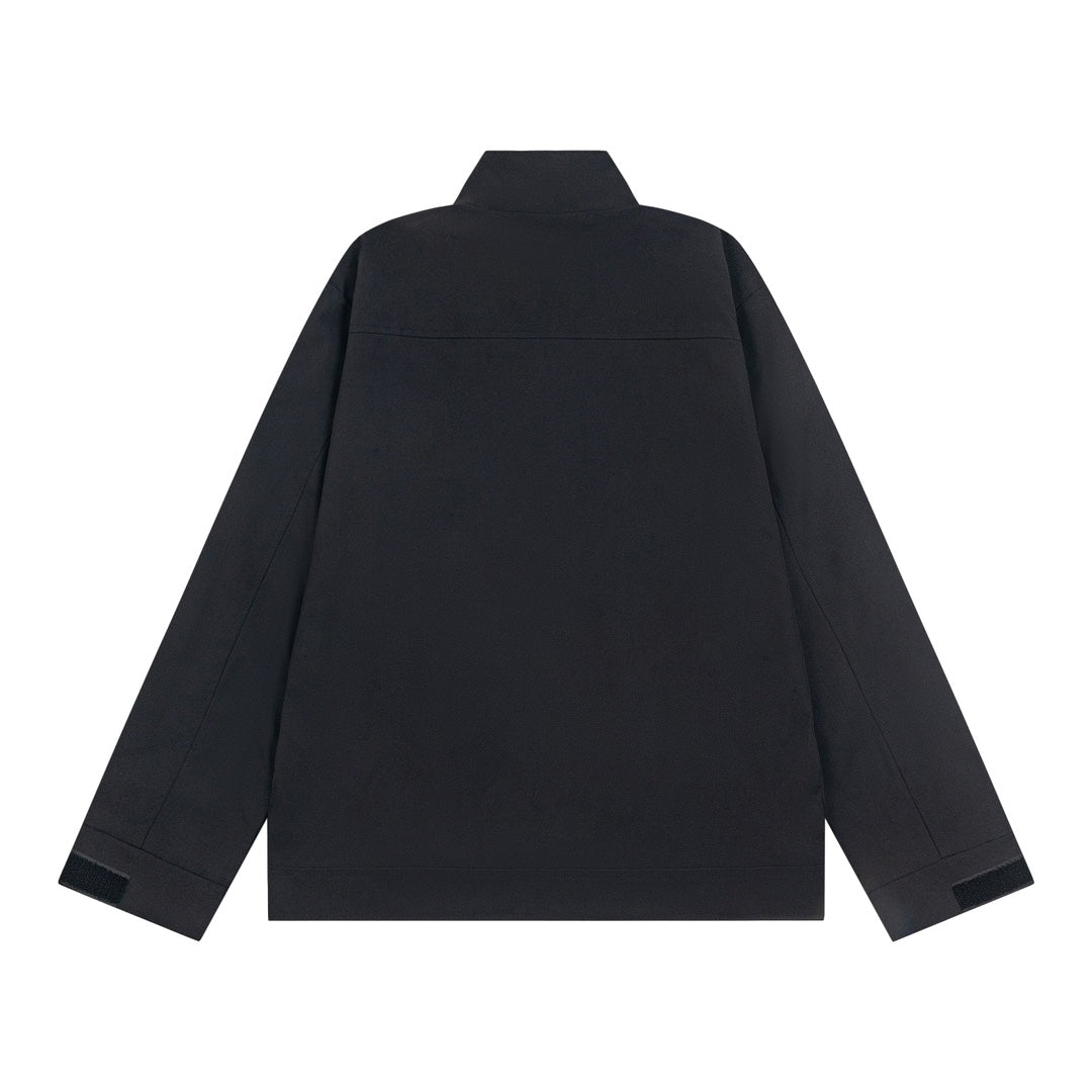 P's Zipper pocket metal triangle label jacket