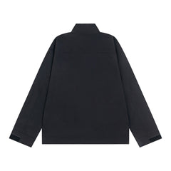 P's Zipper pocket metal triangle label jacket