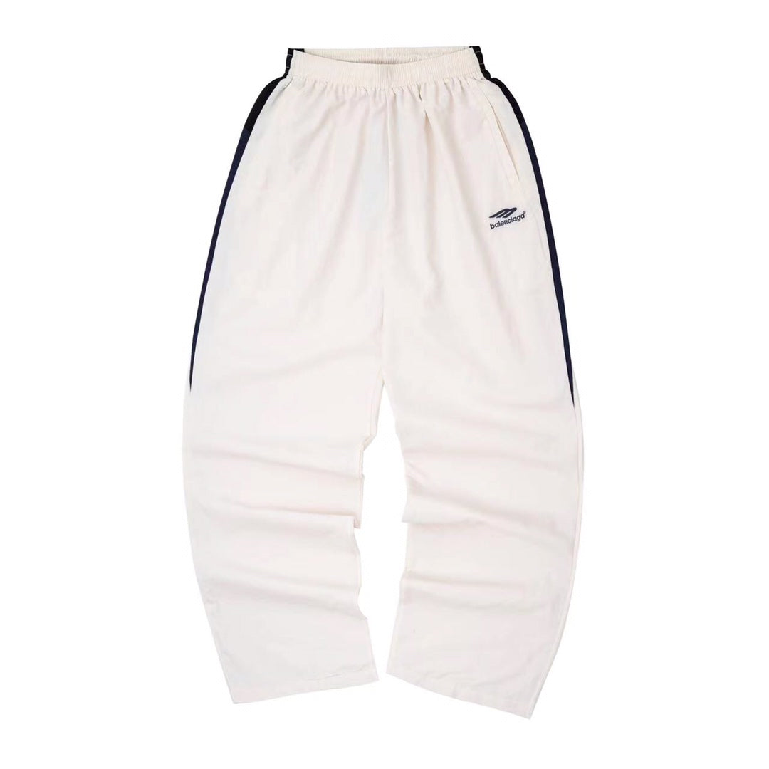 B's Nylon feature breathable fabric Latitude and longitude three-line blended pants