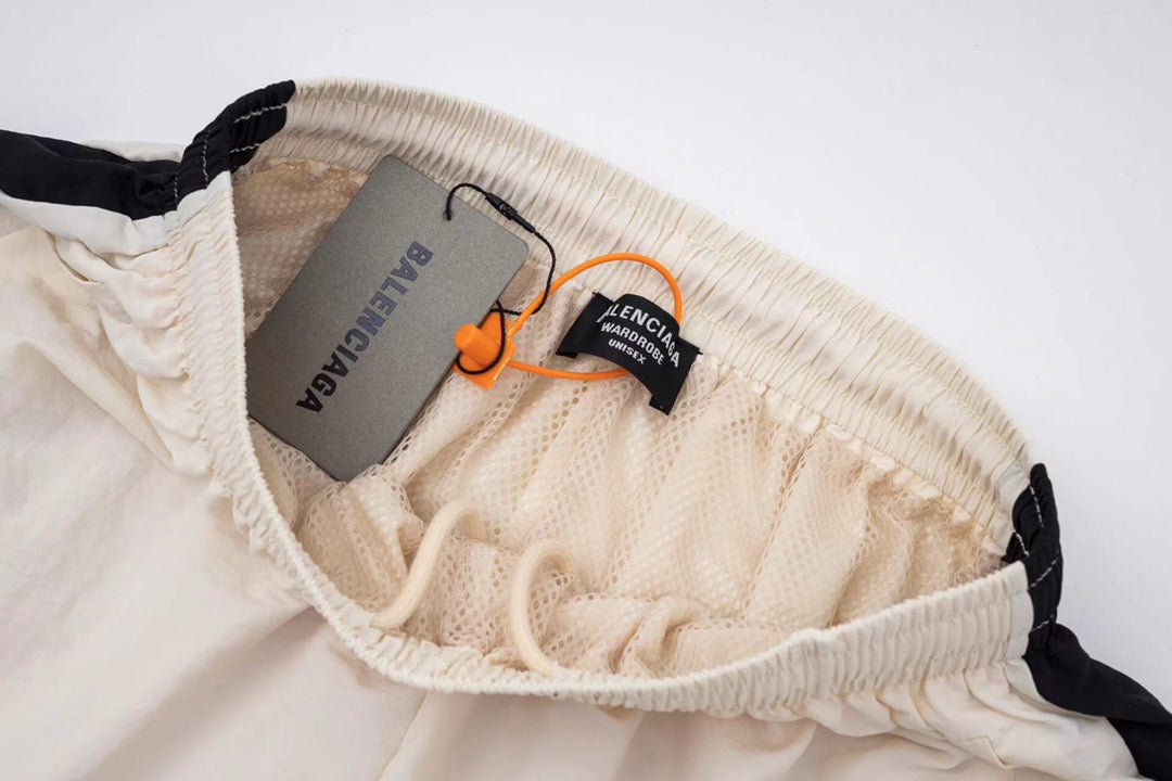 B's Nylon feature breathable fabric Latitude and longitude three-line blended pants