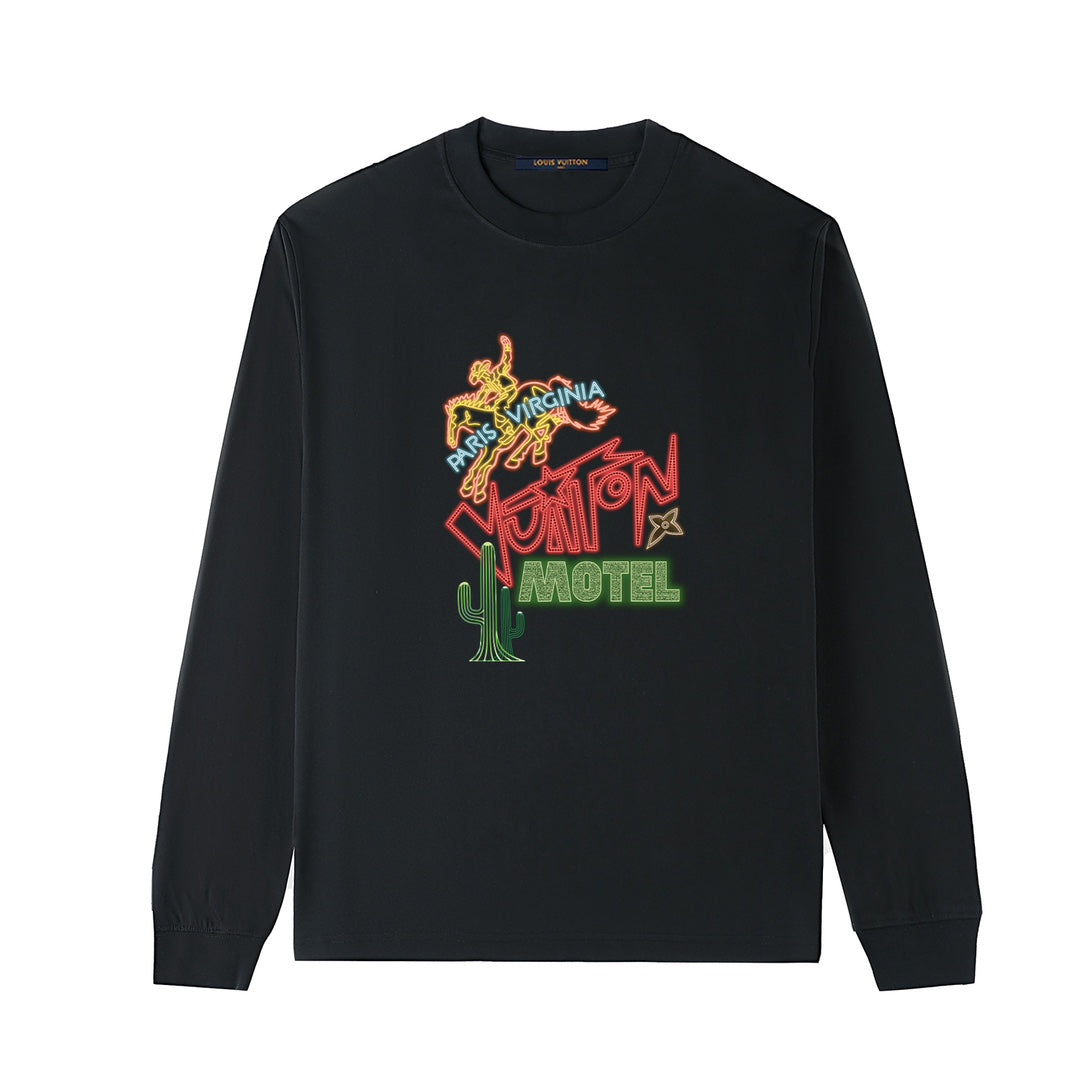 L's People & Animals & Plants cartoon style sweatshirt