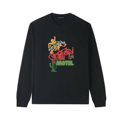 L's People & Animals & Plants cartoon style sweatshirt