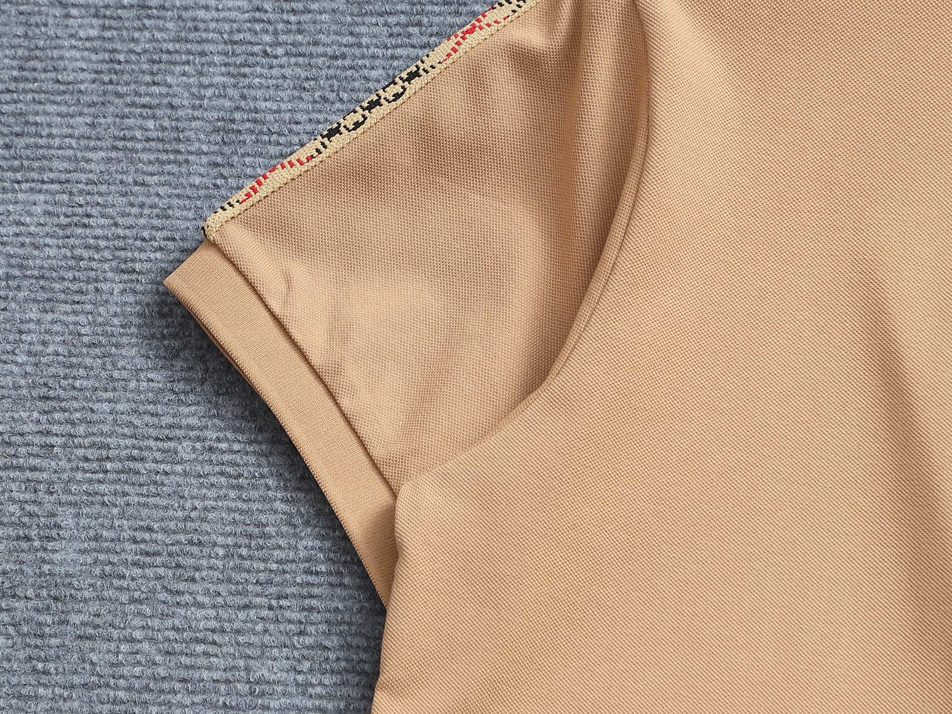 Bu's 2025 latest counter polo shirt with shoulder texture
