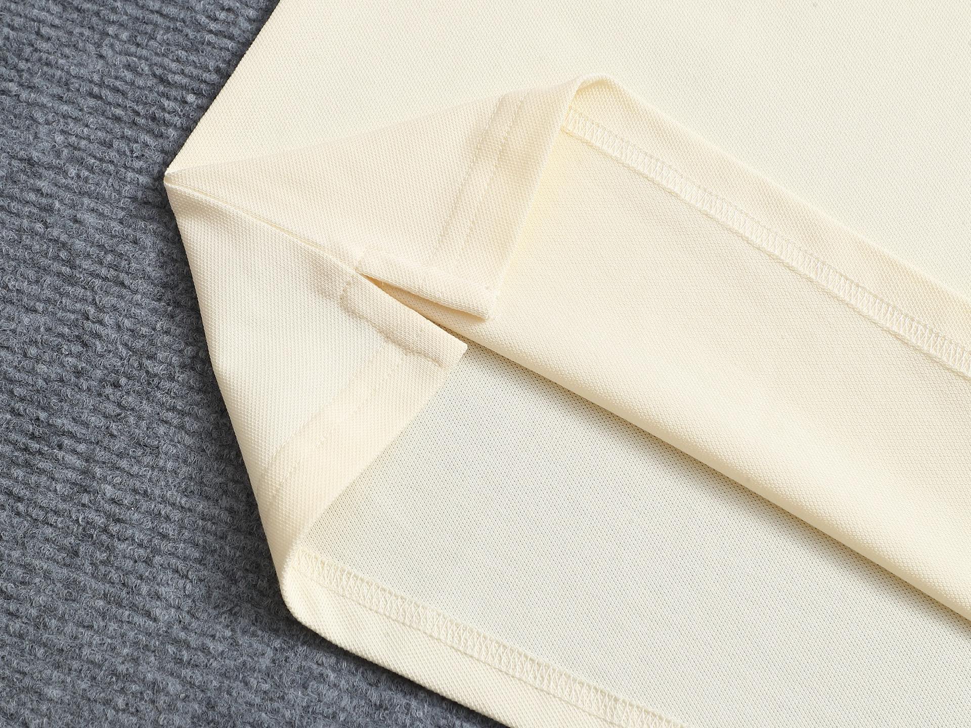 Bu's 2025 latest counter polo shirt with shoulder texture