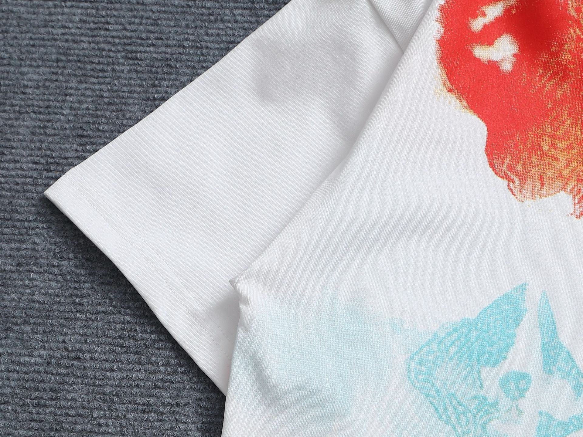 L's Full Print Simple Inkjet Logo T-shirt