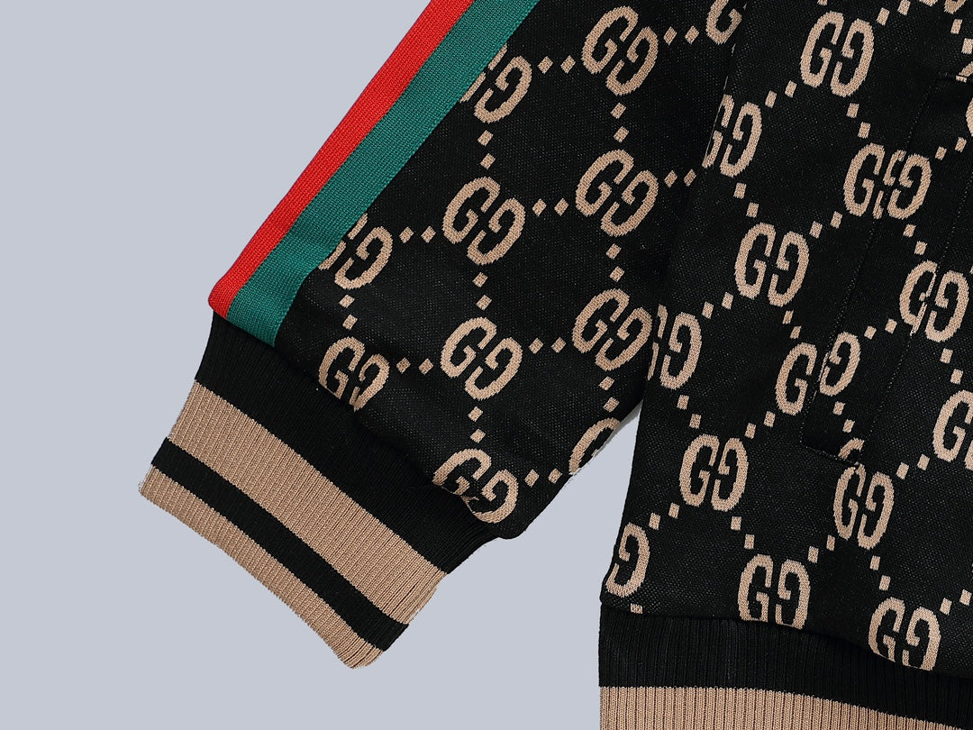 G's Floral print patchwork jacket and pants