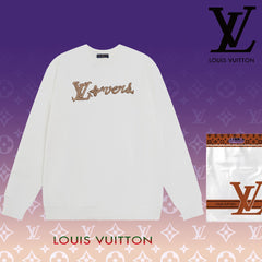 Printed logo tri-color swaetshirt