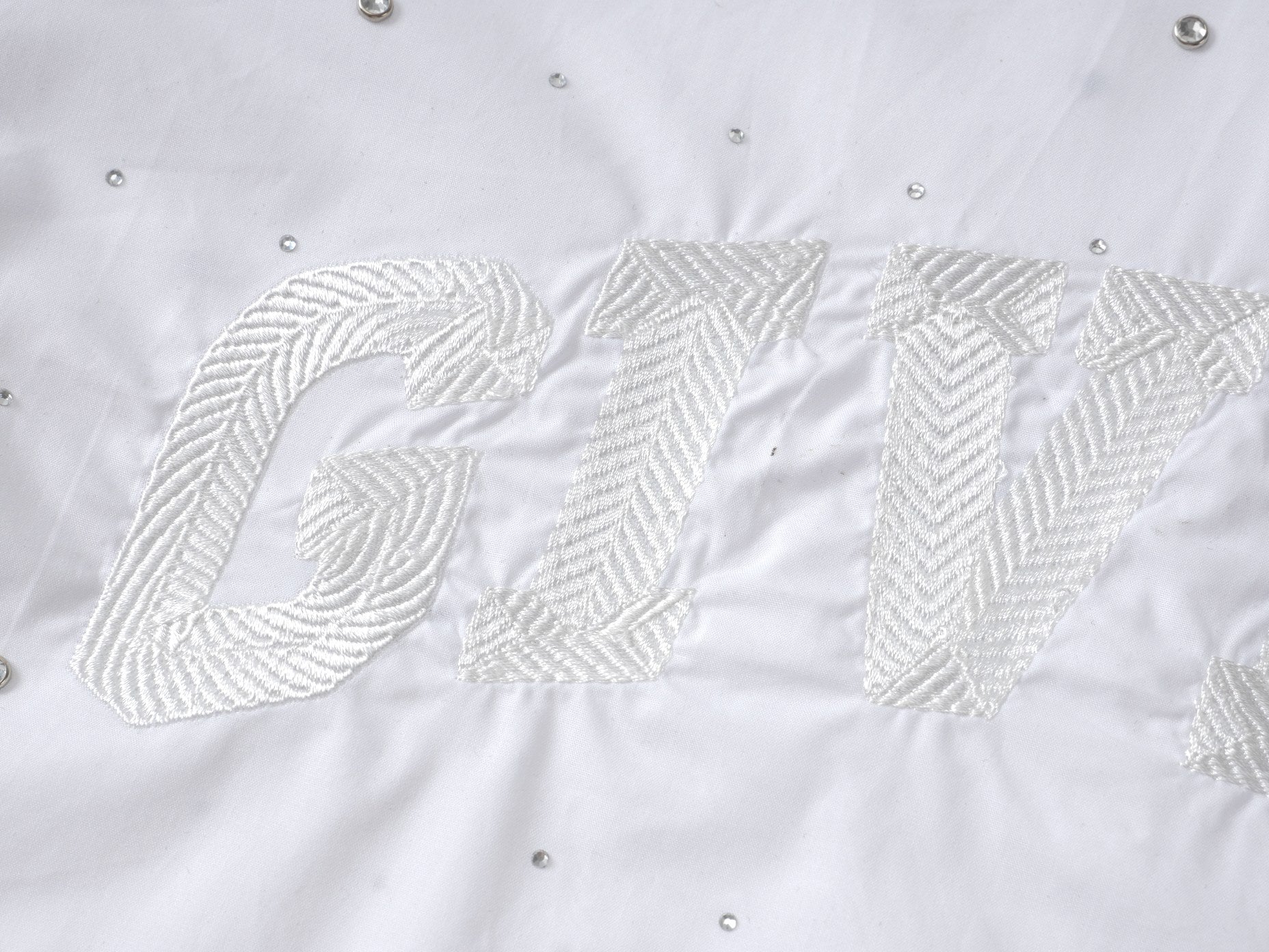 G's T-shirts with metal diamonds all over them