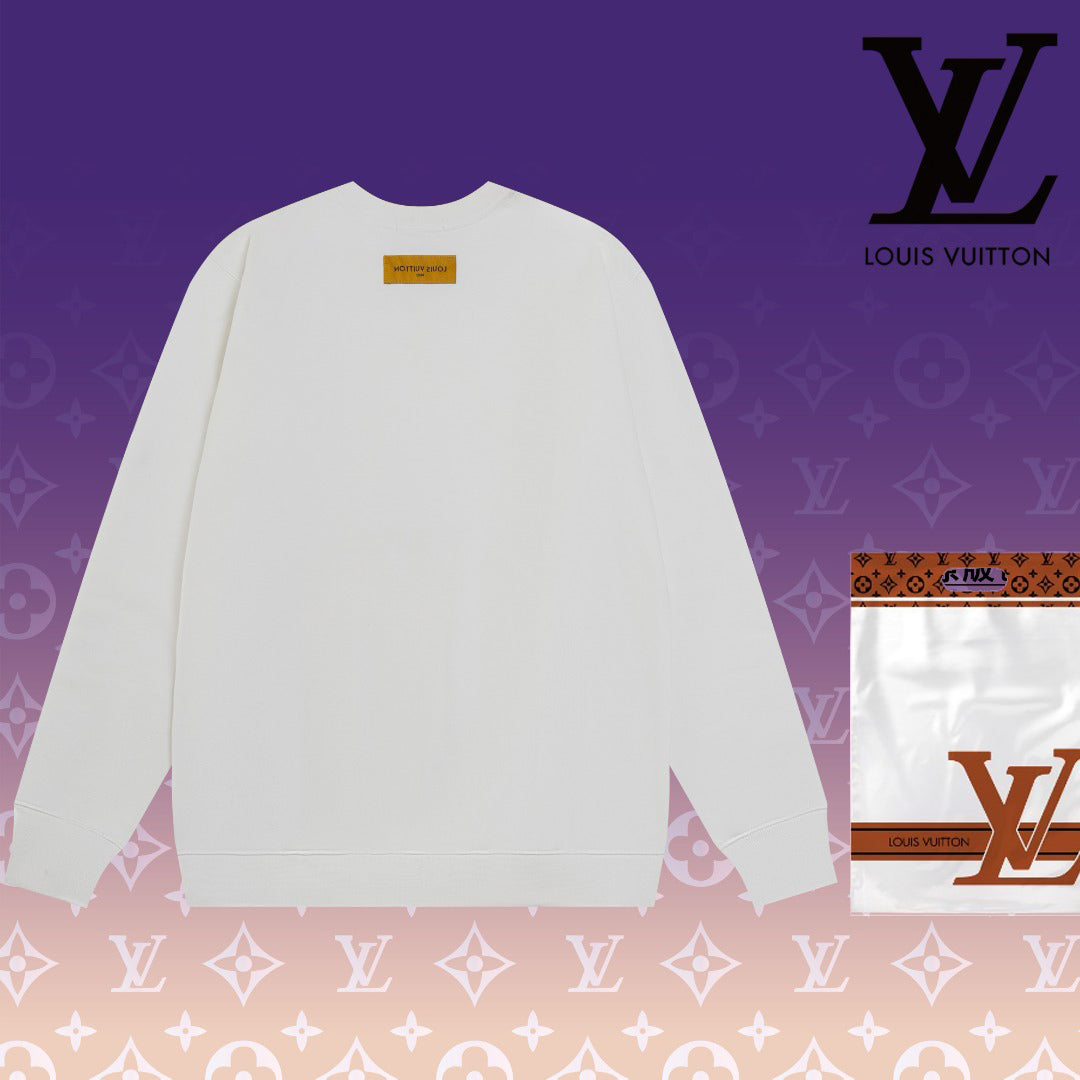 Classic logo necklace sweatshirt