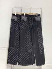 L's Cutting Logo Patterns Pants