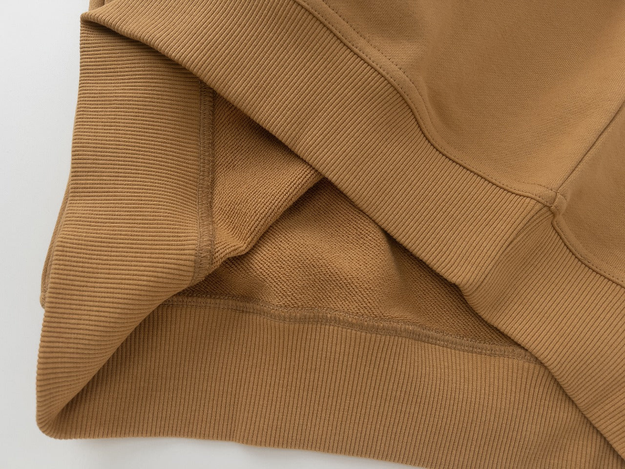 B's Solid Color Leather Sweatshirt