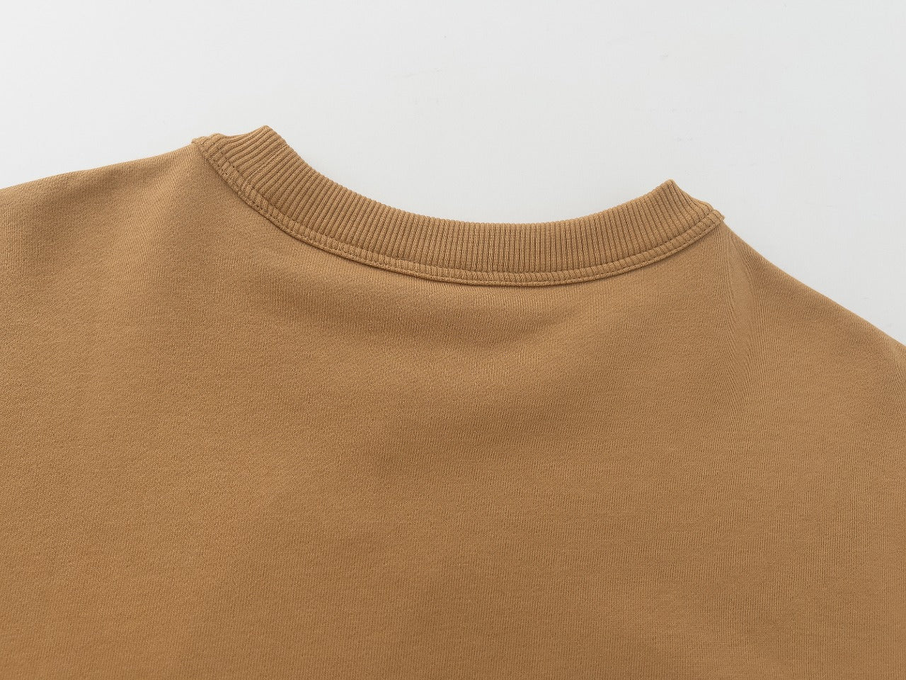 B's Solid Color Leather Sweatshirt