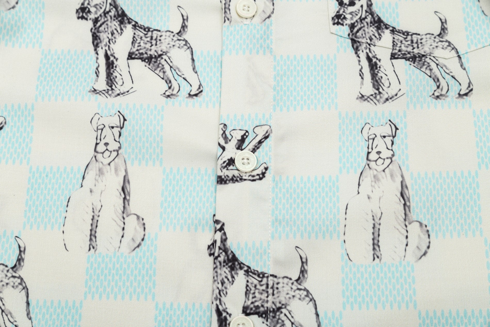 L's Puppies And Checkered Patterns Jackets